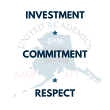 UNAC logo overlaid with 'investment, commitment, respect'